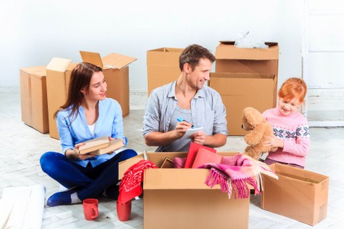 Aperfield Storage recycling and sustainability initiative with sorted materials