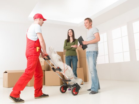 Safety checks being carried out around storage units