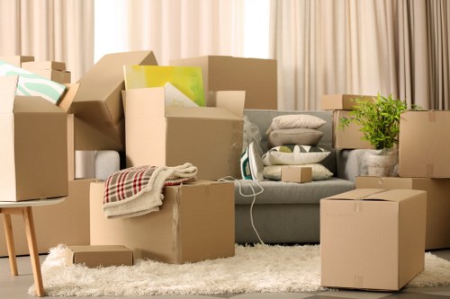 Business equipment and archived items in Aperfield storage